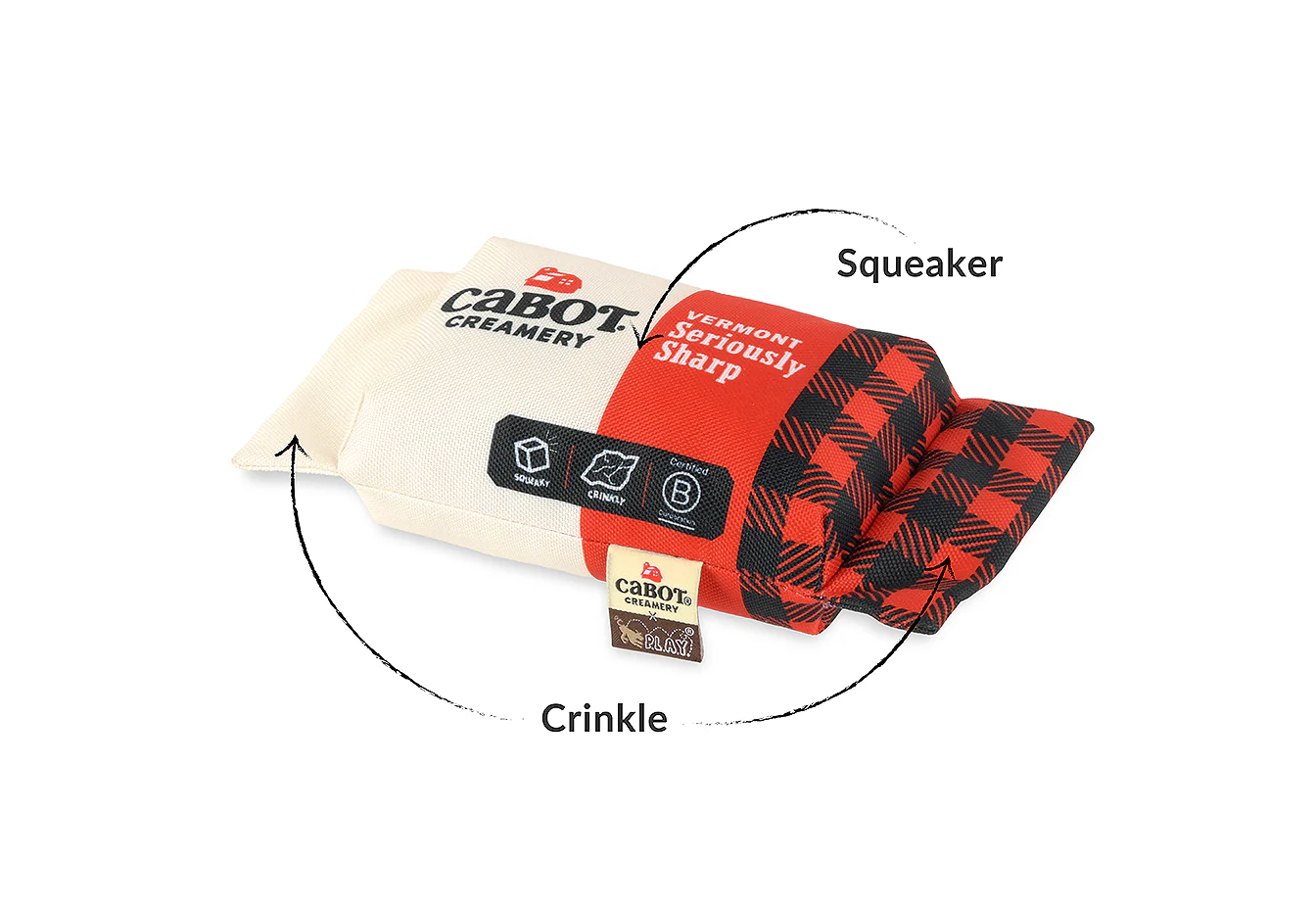 Cabot Creamery x Play Seriously Sharp Squeaker - Image 2