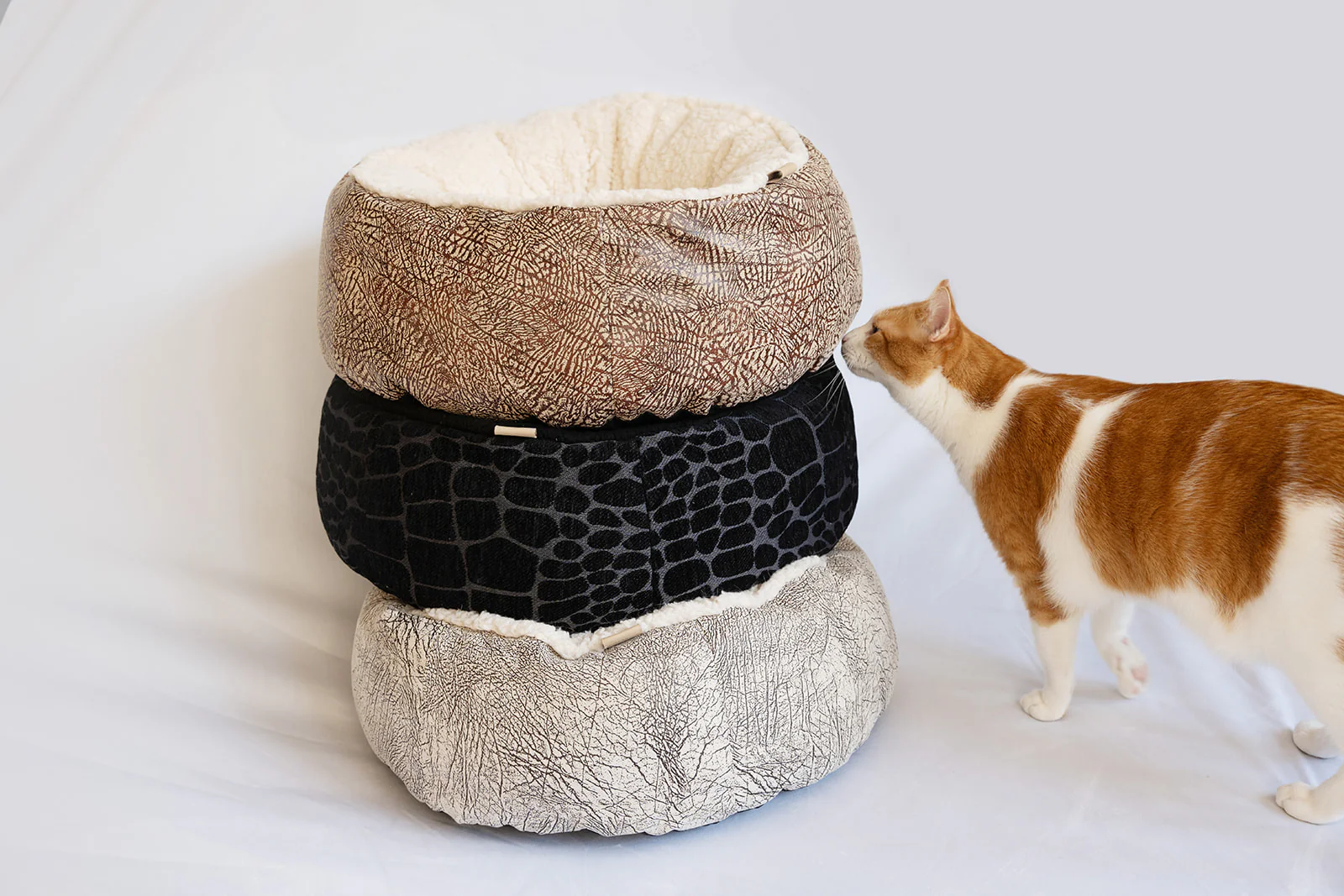 Feline Frenzy Donut Cuddler Bed - Image 7