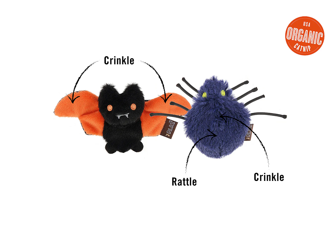 Feline Frenzy Creepy Critters Toy Set - Image 2