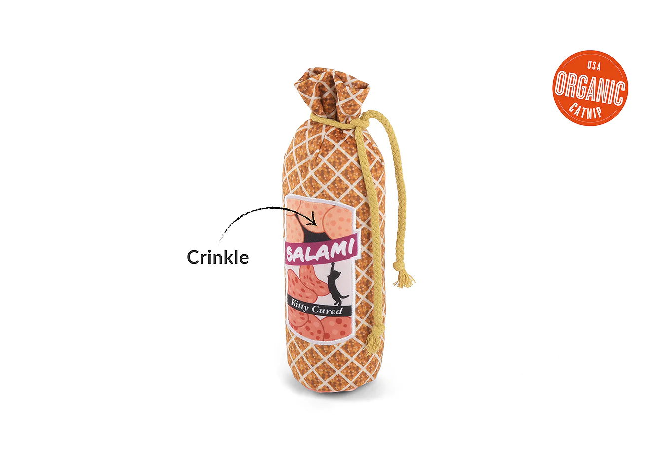 Feline Frenzy Salami Slammer Kicker Toy - Image 4