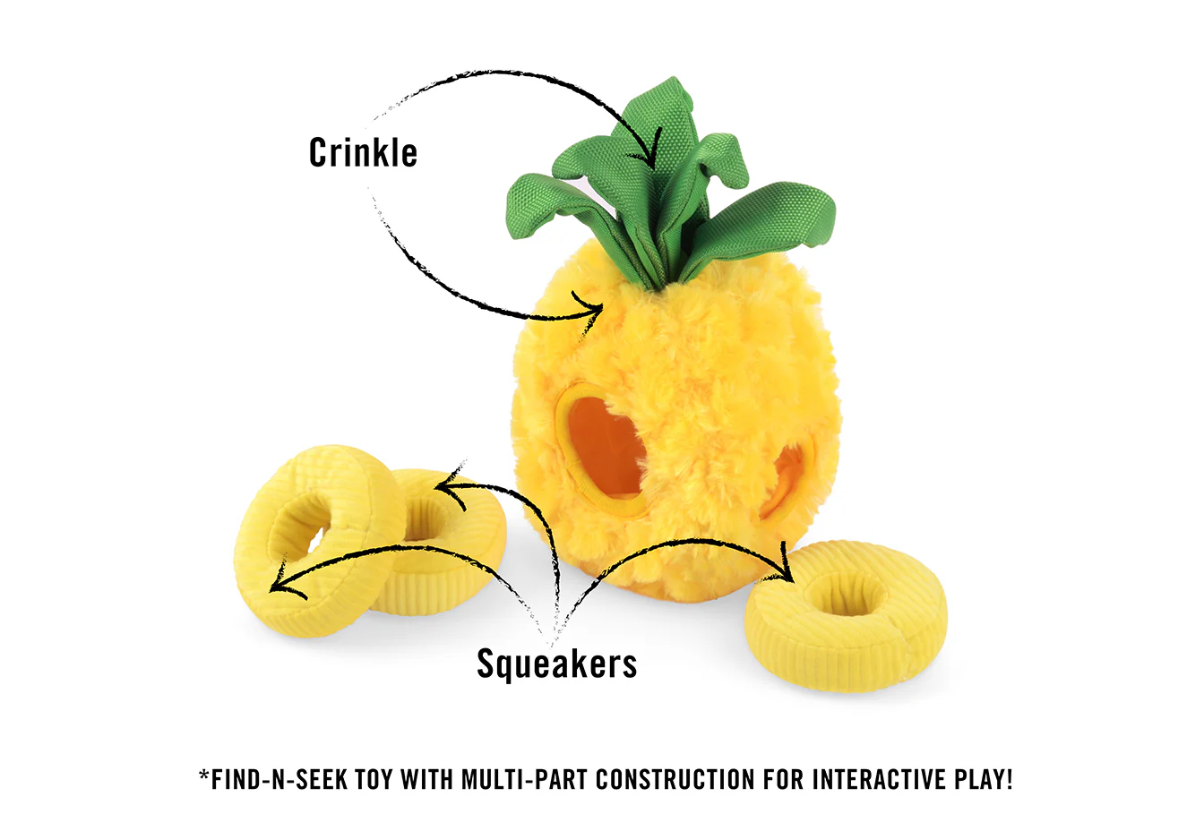 Tropical Paradise Paws Up Pineapple - Image 2